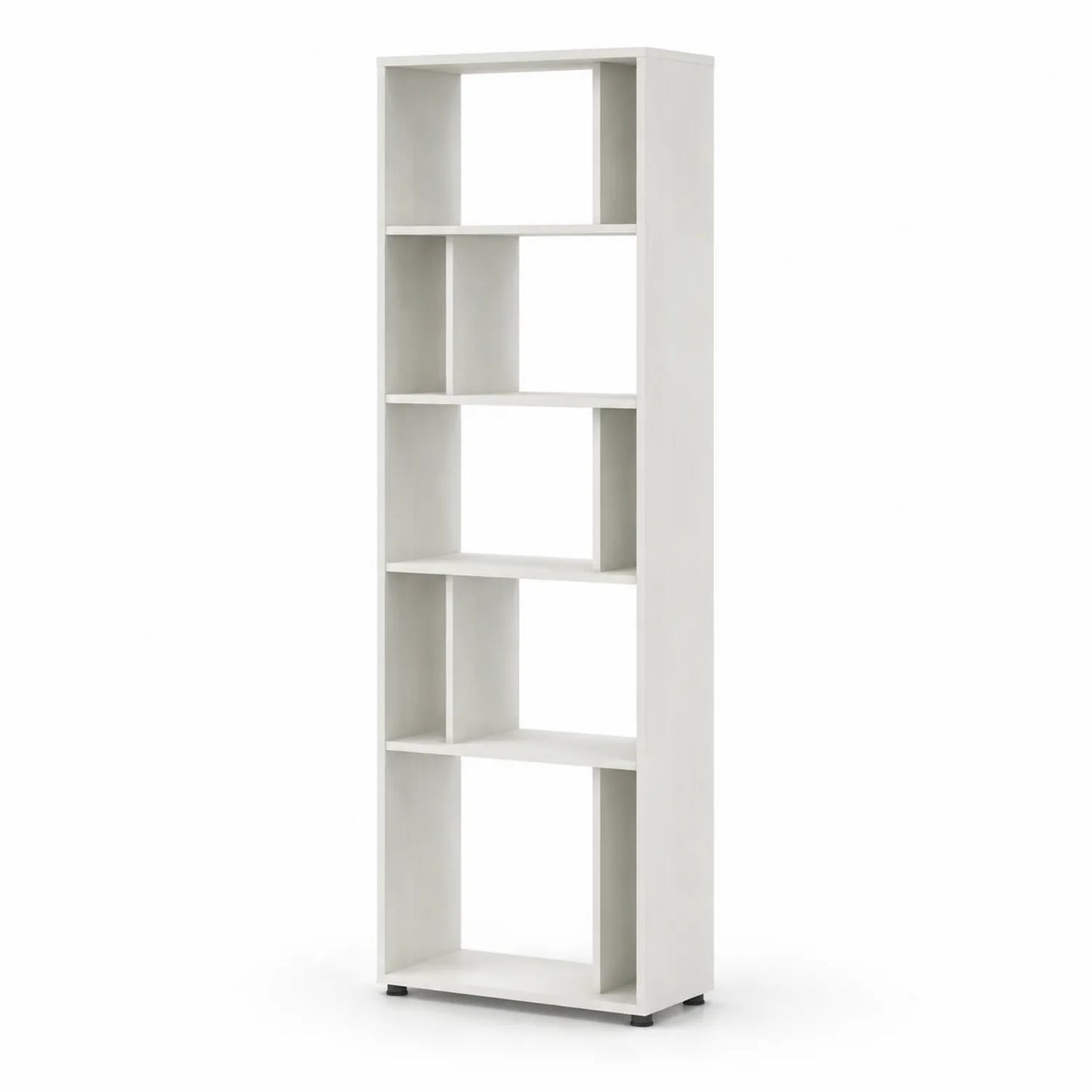 Weißes Holz Bücherregal 180x60x25 cm