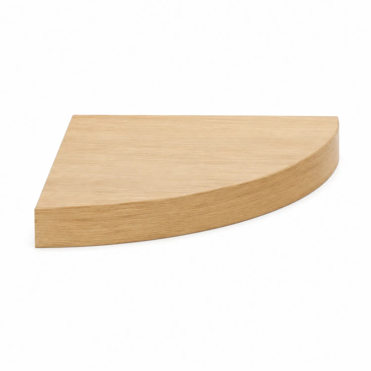 Eckregal aus Eiche Massivholz 30x30x3 cm