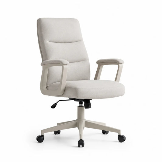 Bürostuhl mit Polyestergewebe Beige
