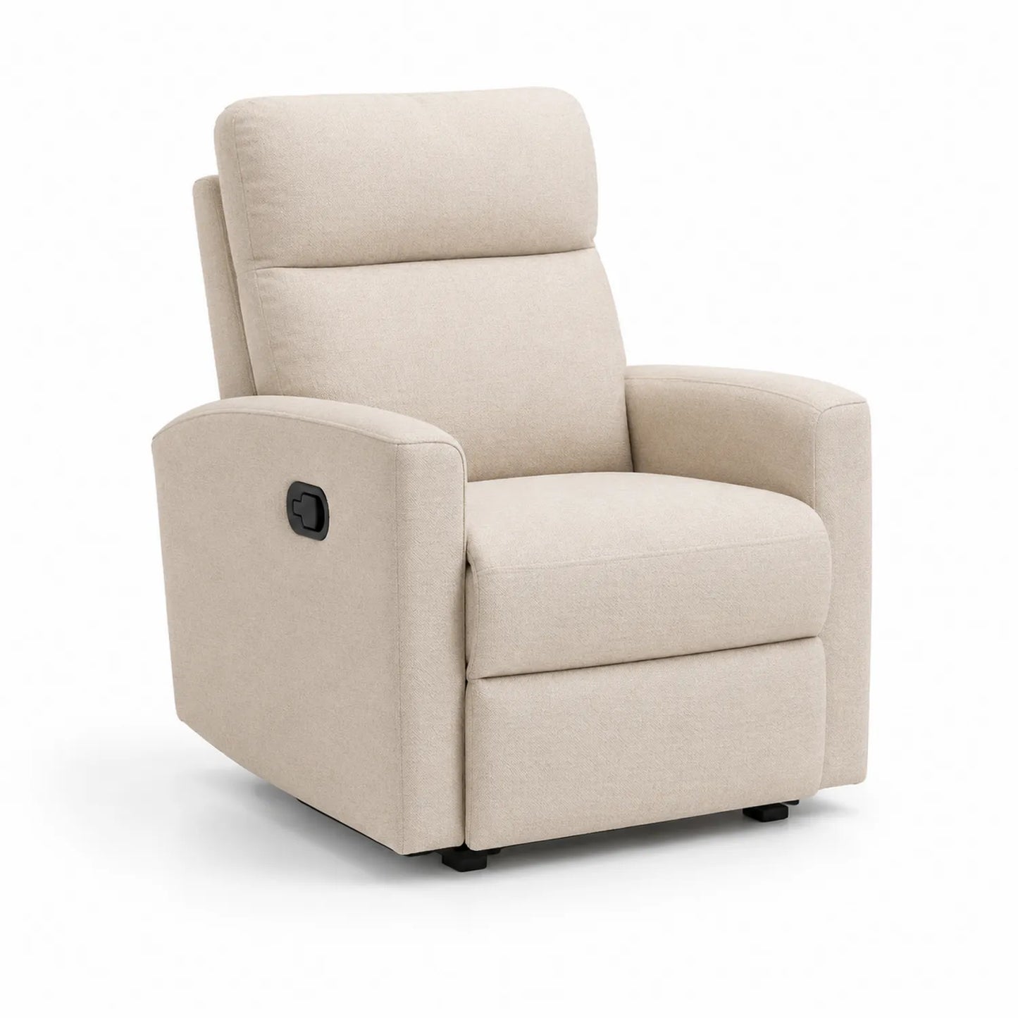 Liegesessel Stoff Beige Mit Schaumstofffüllung